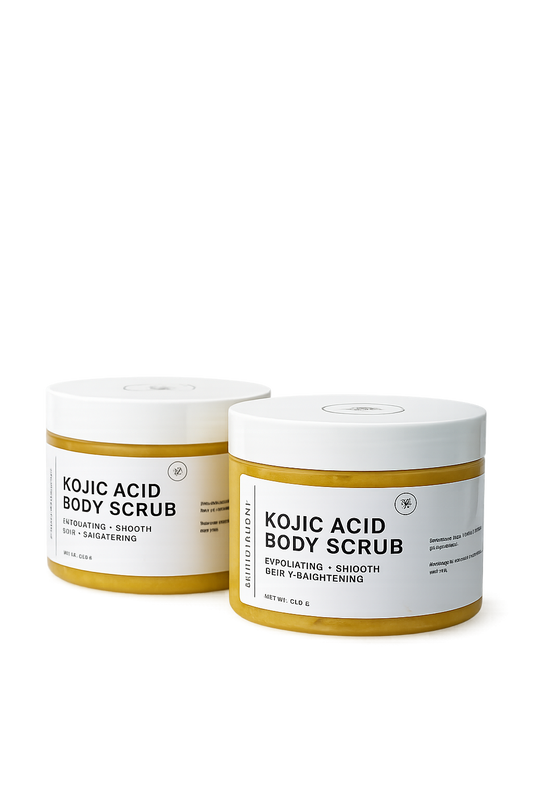 Kojic Acid and Turmeric Body Scrub